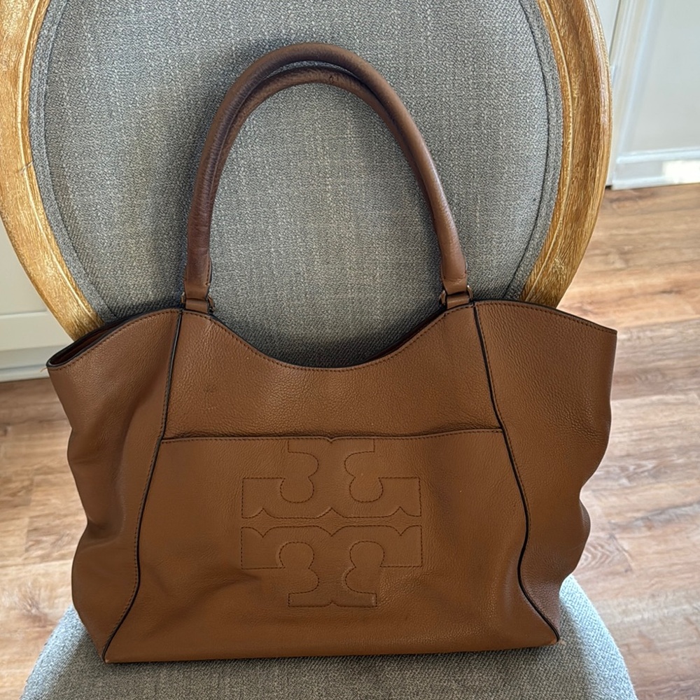 Brown Leather Tote Bag